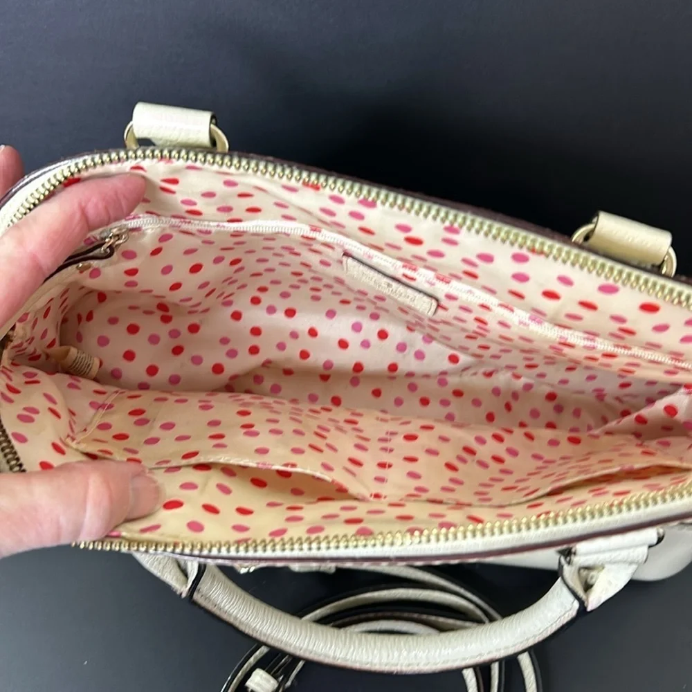 Kate Spade crème/off white mini satchel, Crossbody bag